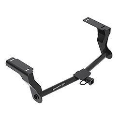 Class 2 Trailer Hitch, 1-1/4 Inch Square Receiver, Black, Compatible with Subaru Crosstrek, Impreza Part No 36644