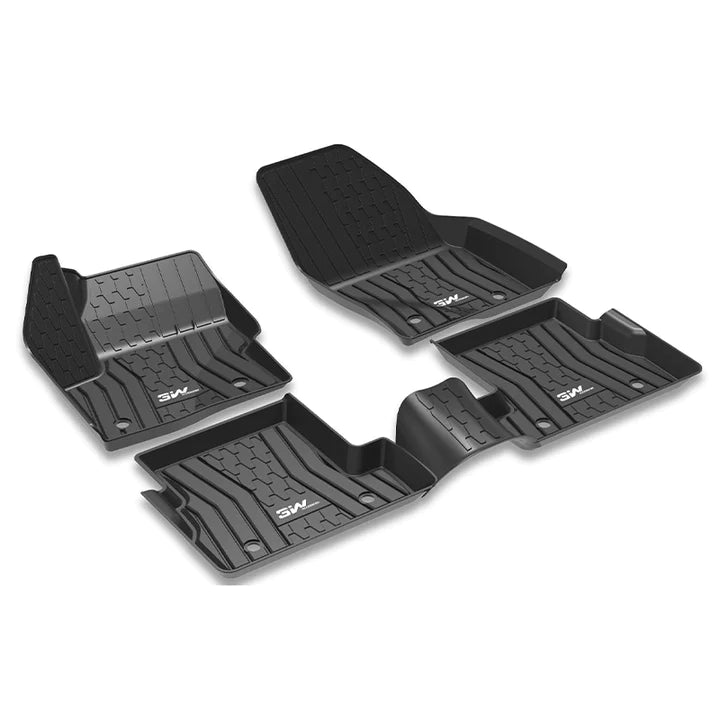 3W Lincoln MKX 2016-2018 Custom Floor Mats TPE Material &amp; All-Weather Protection