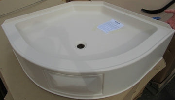 Lippert P32RNDCD9; PARCHMENT 32 X 32 ROUND FRONT PAN 9.5" SPK