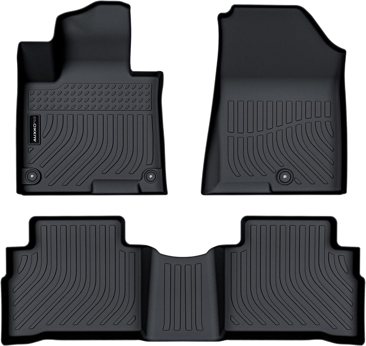 AUXKO All Weather Floor Mats for Kia Sportage 2023 - 2024 Non Hybrid TPE Rubber Liners Set Sportage 2023 - 2024 All Season Odorless Anti-Slip Floor Mats for 1st &amp; 2nd Row (AFMA-033)