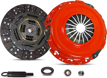 Clutch Kit Compatible With Sierra Silverado Sierra 1500 Ls Lt Wt Sl Sle Slt Z71 2002-2006 4.8L V8 GAS OHV 5.3L V8 FLEX OHV Naturally Aspirated (Stage 1; 04-182R)