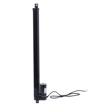 DasMarine 18" Stroke Linear Actuator with Mounting Bracket for Recliner TV Table Lift Massage Bed Electric Sofa,Linear Electric Actuator 225LBS Load Capacity 10mm/s Speed 12V DC,Black,Indoor Outdoor
