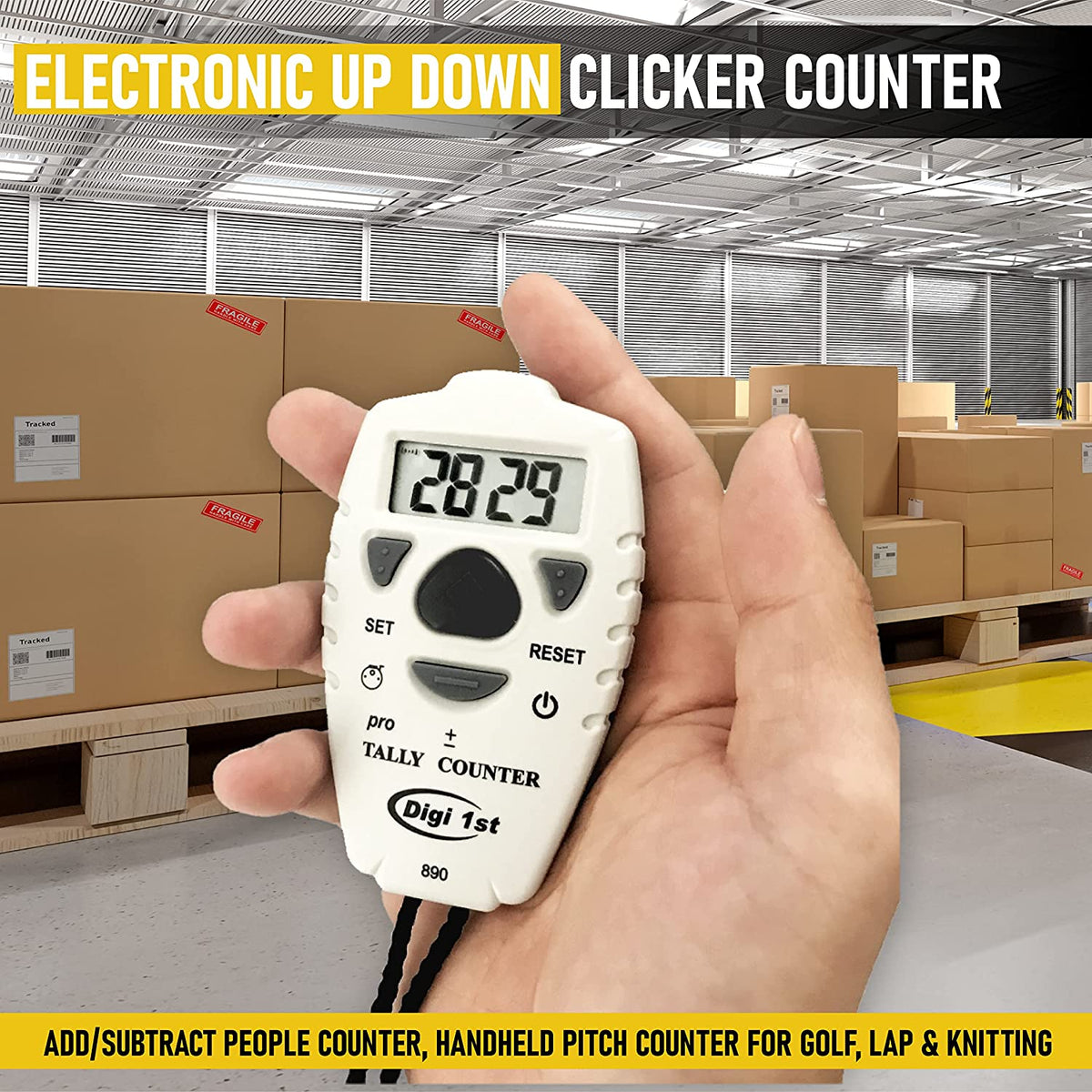 Digi 1st TC-890 Digital Pitch &amp; Doorman Tally Counter - Set of Three