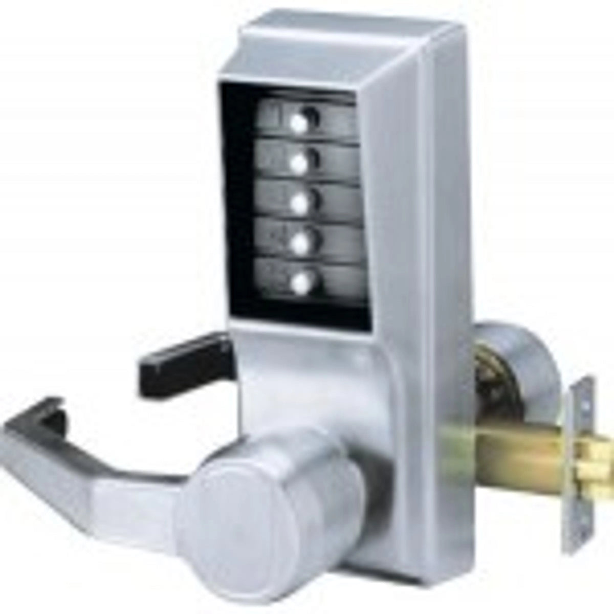 Kaba Simplex LL1031-26D Pushbutton Lock w/Passage Satin Chrome LH LHR