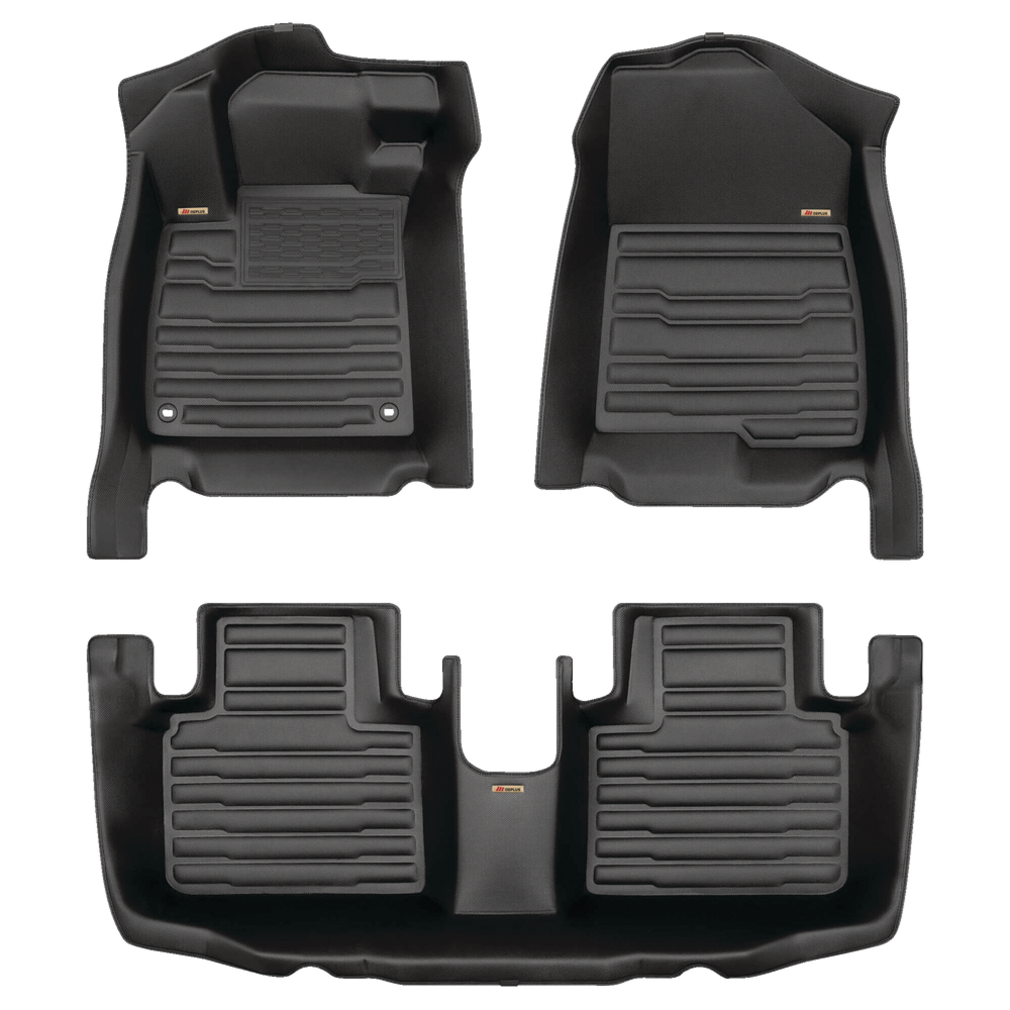 MotoMaster Nissan Rogue Custom Floor Mat Kit, OEPLUS 2021-2022, 3-pc