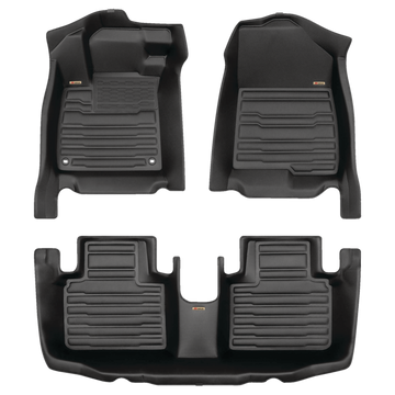 MotoMaster Nissan Rogue Custom Floor Mat Kit, OEPLUS 2021-2022, 3-pc