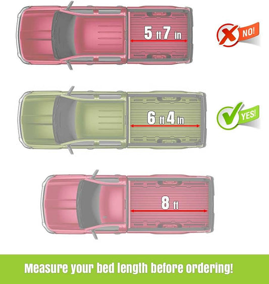 ORYX T9 Soft Roll Up Truck Bed Tonneau Cover Compatible with 2019-2025 Ram 1500 New Body Style | NOT for Classic | 6'4" Bed (76") | Not Fit with Multi-Function (Split) Tailgate or RamBox