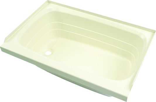 Lippert Bathtub with Left Drain - 24" x 36", Parchment #P2436LHSPK