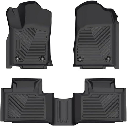 SUPER LINER Floor Mats Set for 2016-2021 Jeep Grand Cherokee / 2022 2023 Jeep Grand Cherokee WK (Not for 2022 Grand Chero) All Weather Car Liners Full Set