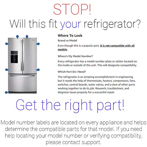 Supplying Demand DA97-15217D DA97-15217B Refrigerator Ice Maker Assembly Replacement Model Specific Not Universal
