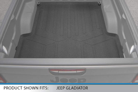 SMARTLINER All Weather Custom Fit 5 ft Rugged Bed Mat Compatible with 2020-2023 Jeep Gladiator