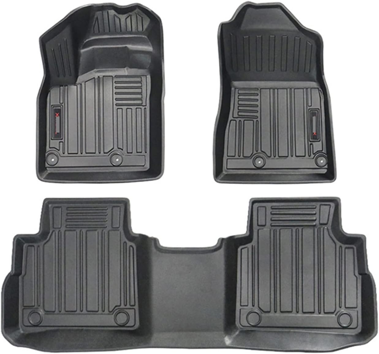 ElementShield 3D TPE Floor Car Mats Compatible with Nissan X-Trail 2014-2019