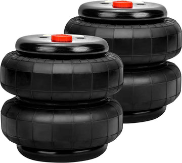 maXpeedingrods 2 PCS Universal Air Suspension Spring Bag Double Bellow Standard 2500 lbs 1/2"npt Single Port Air Ride Strut Assembly for Trucks