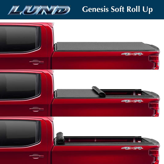 Lund 96014 - Genesis Roll Up Tonneau - Black For Ford Ranger 1983 -2011