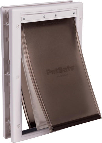 PetSafe Extreme Weather Never Rust Pet Door, Energy Efficient Door for Cats and Dogs, Medium