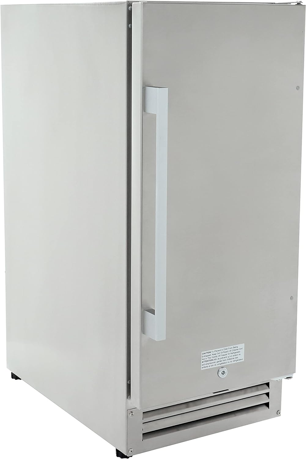 Duura ELITE Series Outdoor Refrigerator in Stainless Steel OR1533U3S | 2.9 cu. ft. Holds 96 Cans, Reversible Door | for Outdoor Kitchens, Patio, Bar, Undercounters, Stays Cool in 100° F