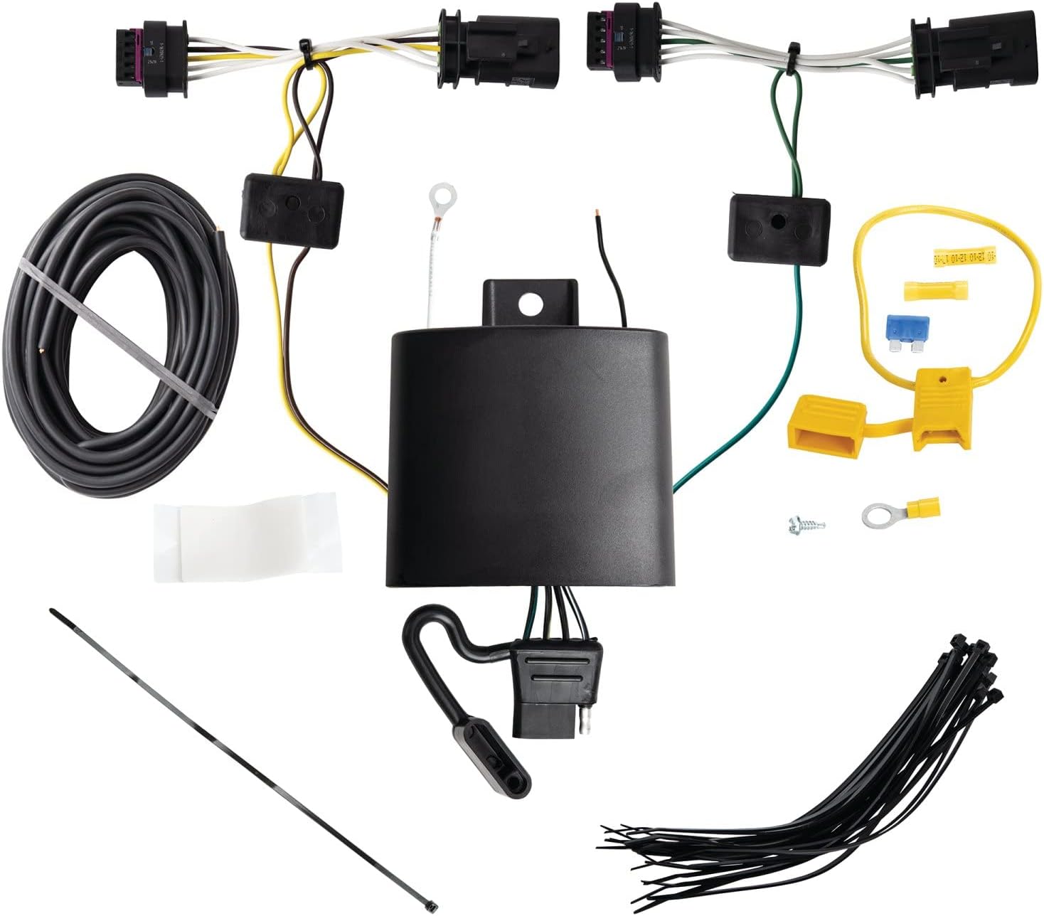 Tekonsha 118869: T-One T-Connector Custom Harness For Tesla Model 3, 4-Way Flat, W/Circuit Protected Modulite Hd Module