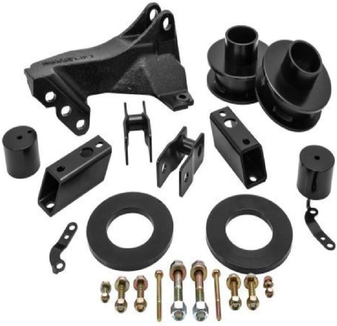 ReadyLift 66-2726 2.5" Leveling Kit With Track Bar Relocation Bracket For F250/F350/F450 Ford, 2011-2018