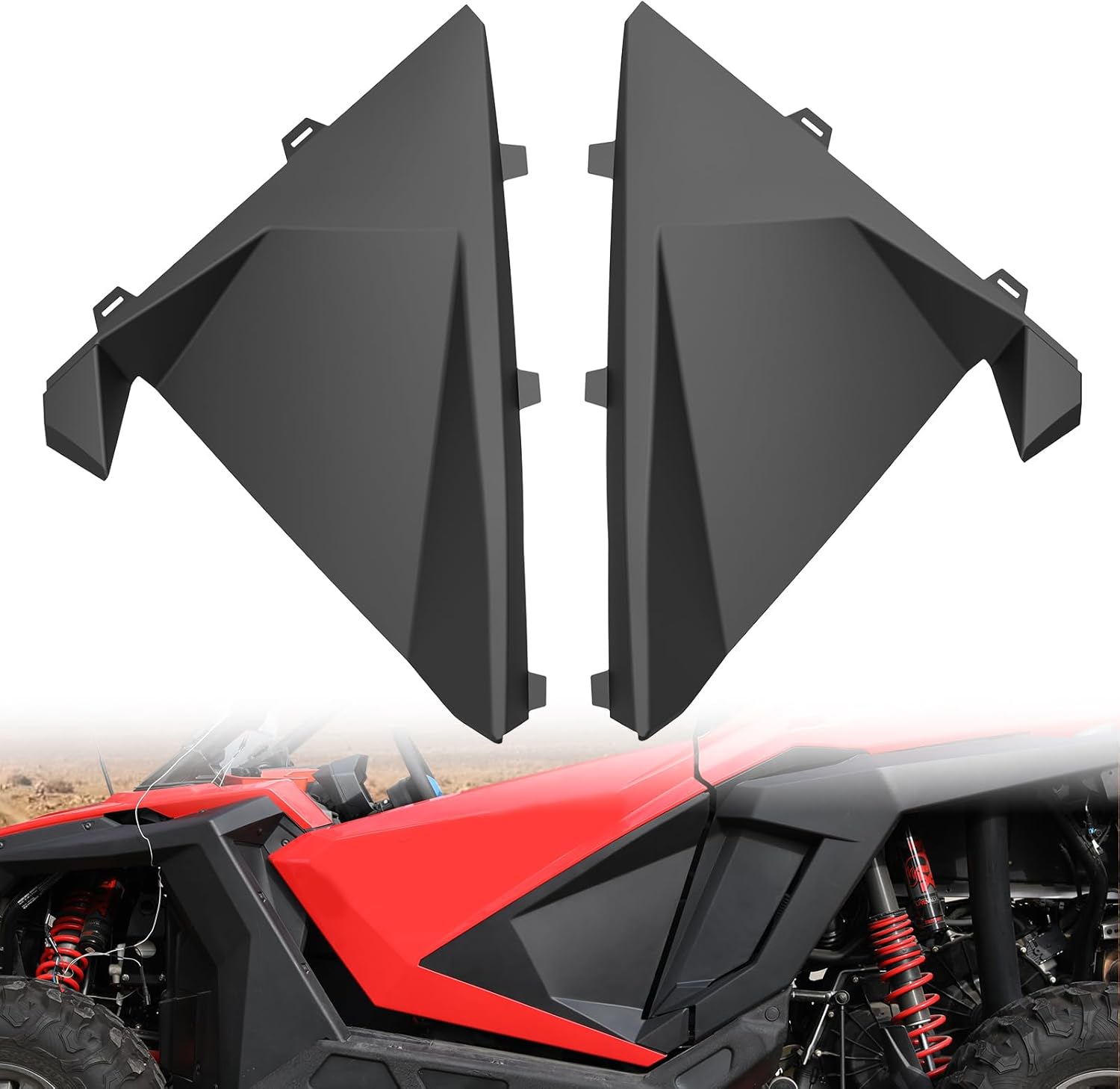 A & UTV PRO Lower Door Closeoff Inserts Panels for Polaris RZR PRO XP/Turbo R/RZR Pro R 2020 2021 2022 2023 2024 Accessories, Replace OEM # 2883765, 2 Door Seater, Black