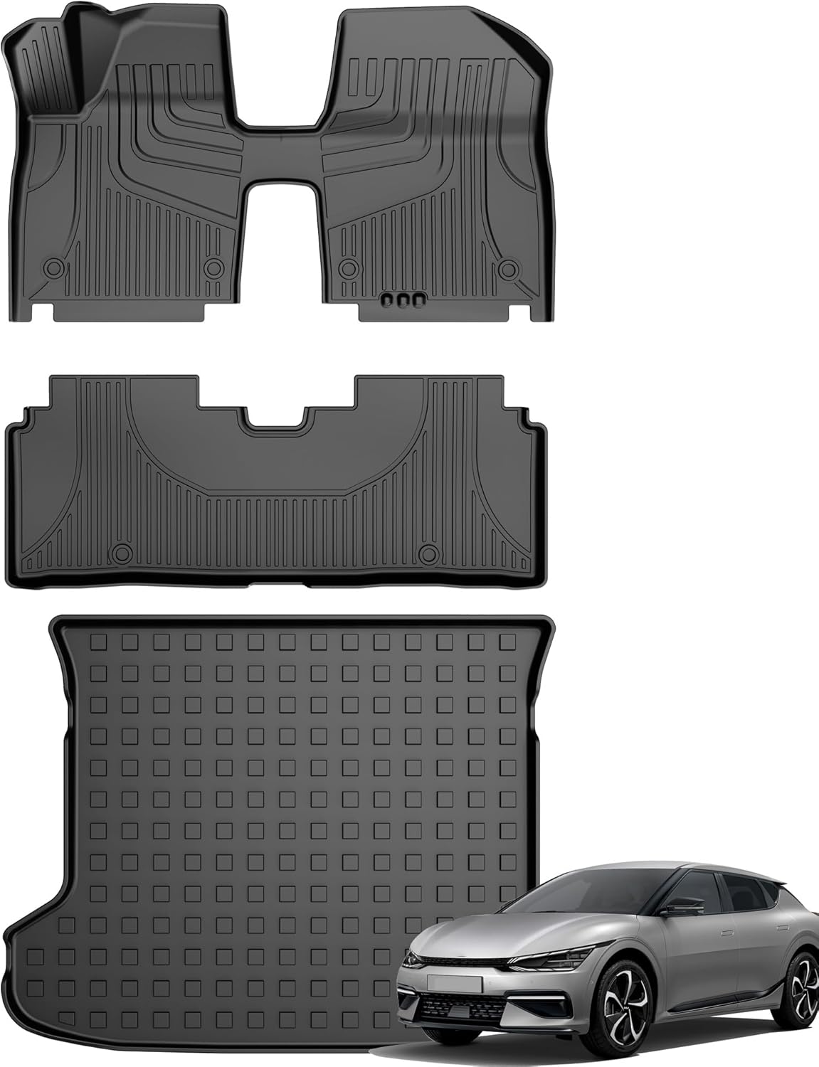 Floor Mats and Cargo Liner Compatible with 2022- 2025 KIA EV6