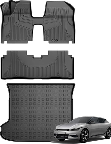 Floor Mats and Cargo Liner Compatible with 2022- 2025 KIA EV6