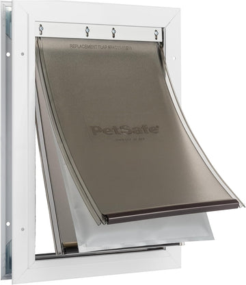 PetSafe Extreme Weather Dog and Cat Door - Aluminum Frame Pet Door - Medium
