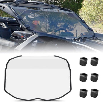 Full Windshield Scratch Resistant Compatible with Can-Am Maverick X3 & X3 Max XRS XDS Turbo RR
