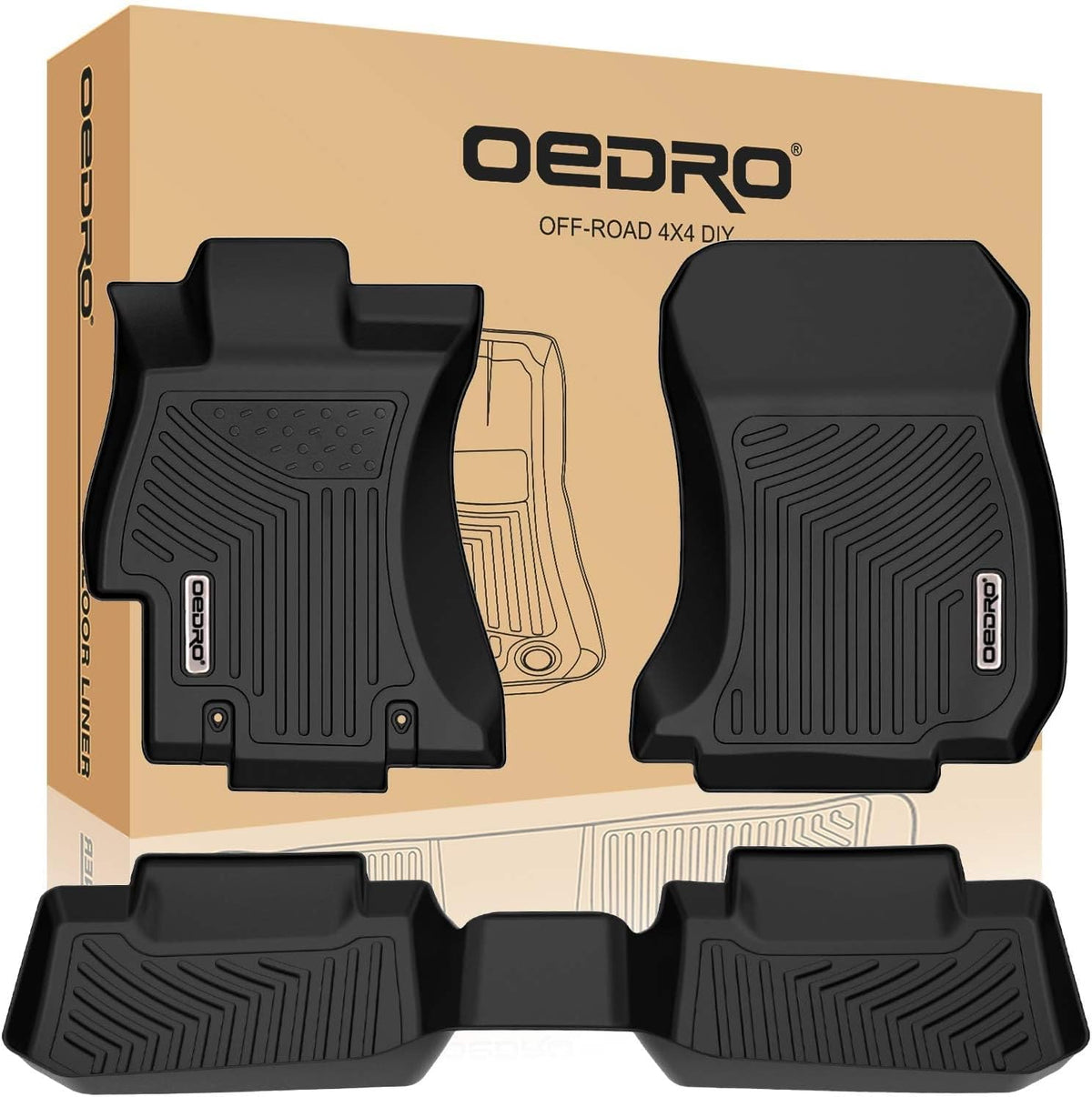 Floor Mats for 2016-2017 Subaru Crosstrek, 2012-2016 Subaru Impreza, 2015-2020 Subaru WRX/WRX STi, 2013-2015 Subaru XV Crosstrek