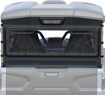 A & UTV PRO Rear Back Windshield with Led Work Light for Yamaha Wolverine RMAX 4 1000 2021 2022 2023 2024, Heavy Duty Dustproof Durable Full Clear RMAX4 Rear Window Accessories