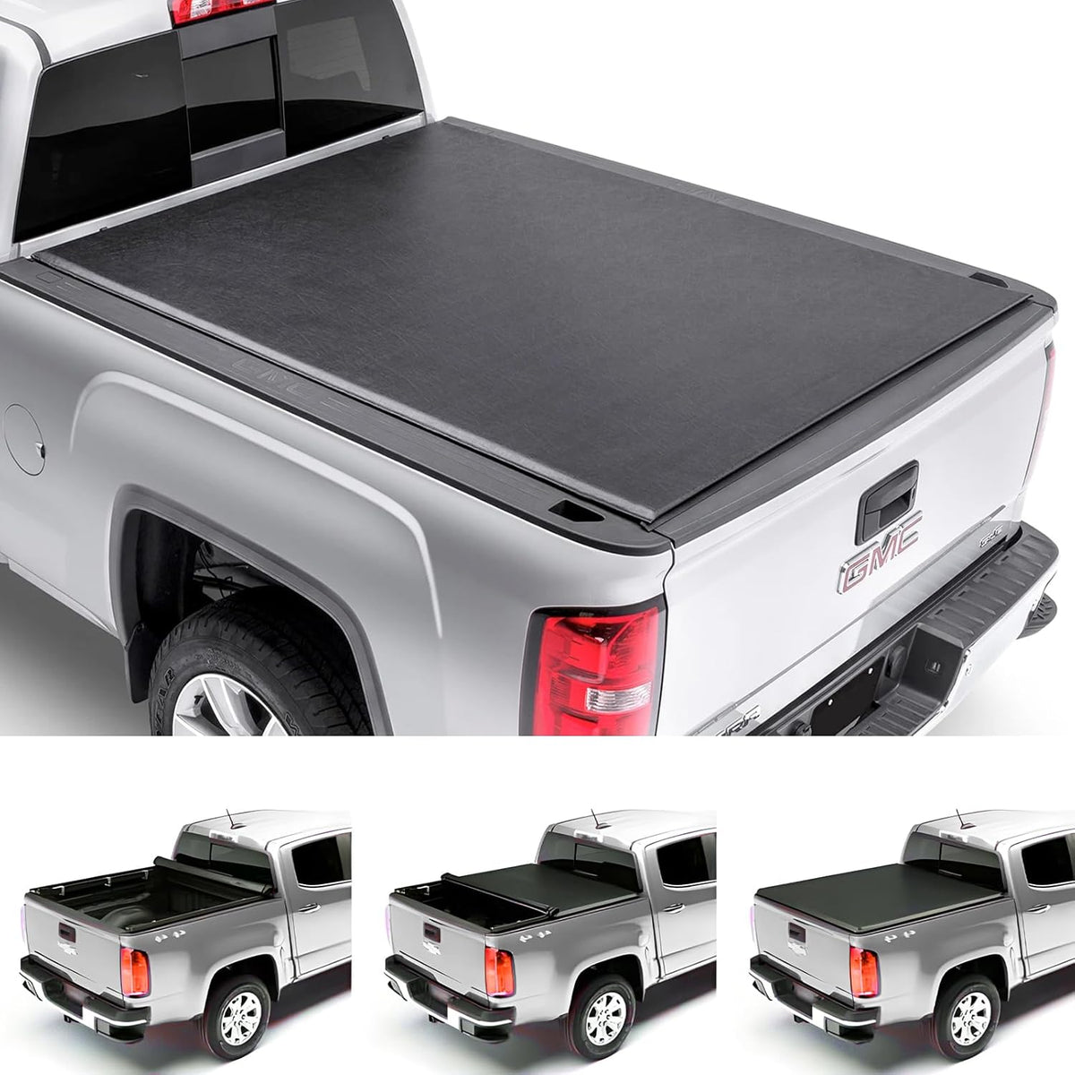 OKSTENCK Soft Roll Up Truck Bed Tonneau Cover Compatible with 2009-2018 Dodge Ram 1500 | 2019-2022 Classic ONLY|Without RamBox, 5&#39;7&quot;