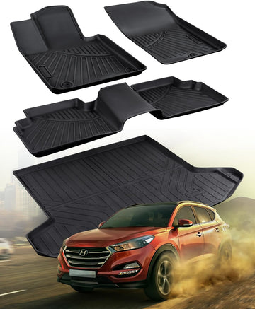 Cacartist Floor Mats Custom Fit for 2024 2025 Chevrolet Traverse 7 Seats with 2nd Row Bucket Seats Accessories TPE 3D All Weather Floor Liners 1st, 2nd and 3nd Row