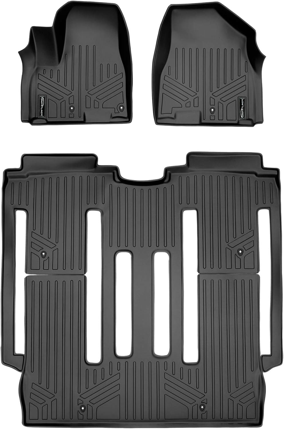 SMARTLINER Custom Fit Floor Liners For 2015-2021 Kia Sedona 8 Passenger Model Only