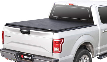 X XCOVER Soft Locking Roll Up Tonneau Cover, Compatible with 2015-2023 F150 Pickup 6.5 Ft Styleside Bed