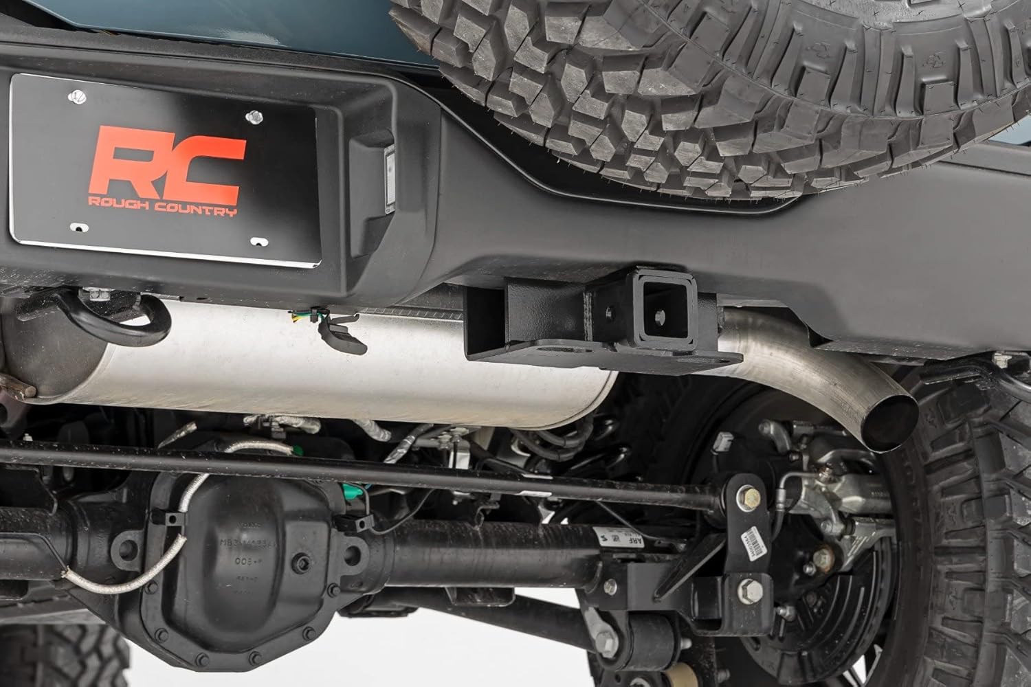 Rough Country Class III 2" Receiver Hitch for Ford Bronco (2021-2025) - Adds 3500LB Towing Capacity, Easy No-Drill Installation