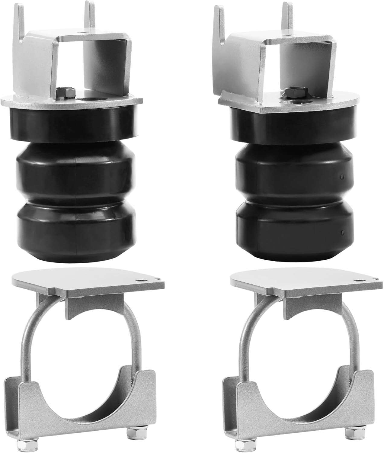 maXpeedingrods Rear Suspension Enhancement System for Ford F-150 2WD 4WD 2015-2023 up to 6,600 lbs Rubber Helper Spring Kit