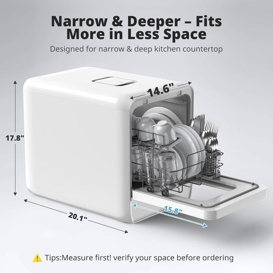 AIRMSEN Portable Dishwasher with Built-in Water Tank ZMW-DUHC01