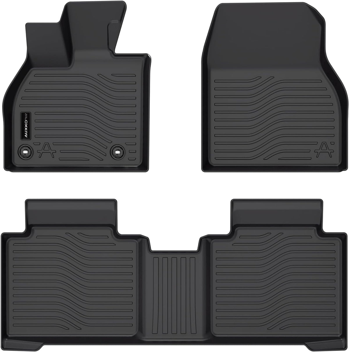 Auxko All Weather Floor Mats Fit for Subaru Solterra 2023 -2024 TPE Rubber Liners Solterra Accessories All Season Guard Odorless Anti-Slip Floor Mats