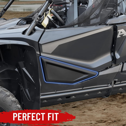 Lower Door Panels for Talon, SAUTVS Lower Door Inserts with Built-in Frame for Honda Talon 1000R 1000X 1000X-4 2019-2022 Accessories, Plastic Lower Half Door Panels Replace 08R77-HL6-A00(2 Doors)