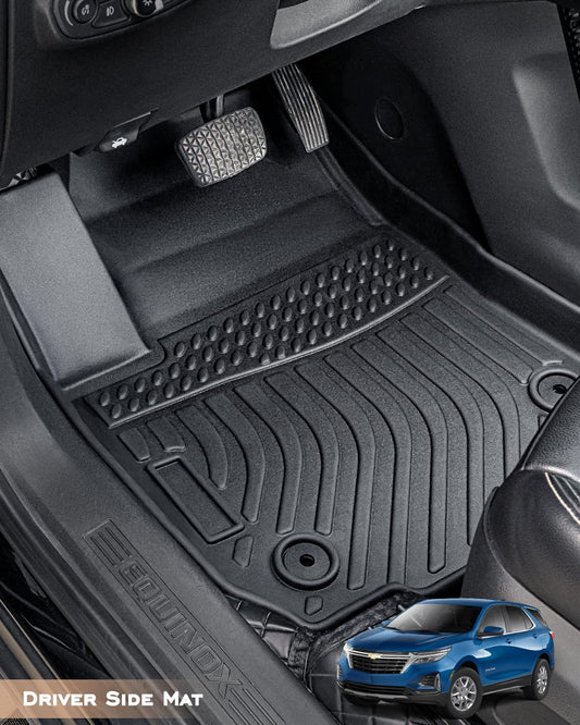 CreeKT for Chevy Equinox Floor Mats  2018 - 2024, for GMC Terrain Floor Mats 2018-2024, for Equinox All Weather Mats Cargo Liners for Chevrolet Equinox Accessories 2018 - 2024