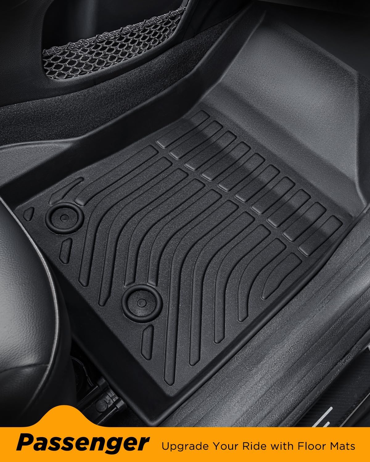 All Weather Floor Mats Set Custom Fit for 2017-2024 Jeep Compass