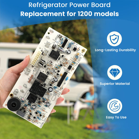 621271001 Replacement RV Refrigerator Power Board Fit for Norcold 1200 Models with a Serial Number Range Between 832171 and 8981138, Power/Circuit Board