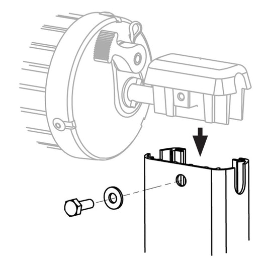 Dometic™ A&E 8273000.402B RV Awning Arm Extension Hardware - Short - White