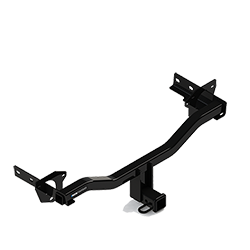 Class 3 Trailer Hitch, 2 Inch Square Receiver, Black, Compatible with Alfa Romeo Stelvio Part No 84199