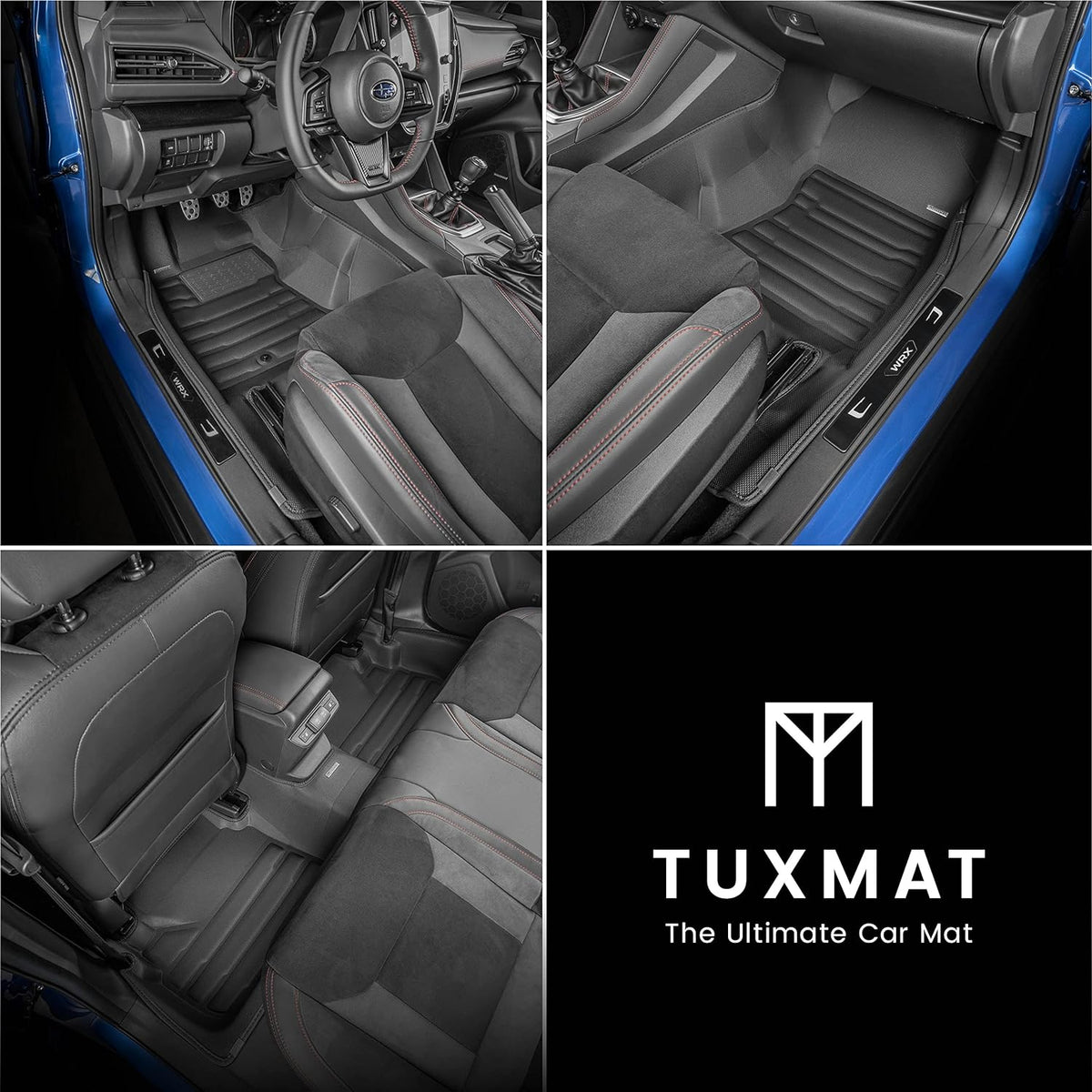 TuxMat Floor Liners  for 2022 -2024 Subaru WRX/WRX STI  #8716