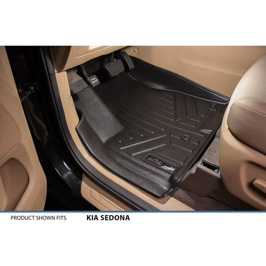 SMARTLINER Custom Fit Floor Liners For 2015-2021 Kia Sedona 8 Passenger Model Only