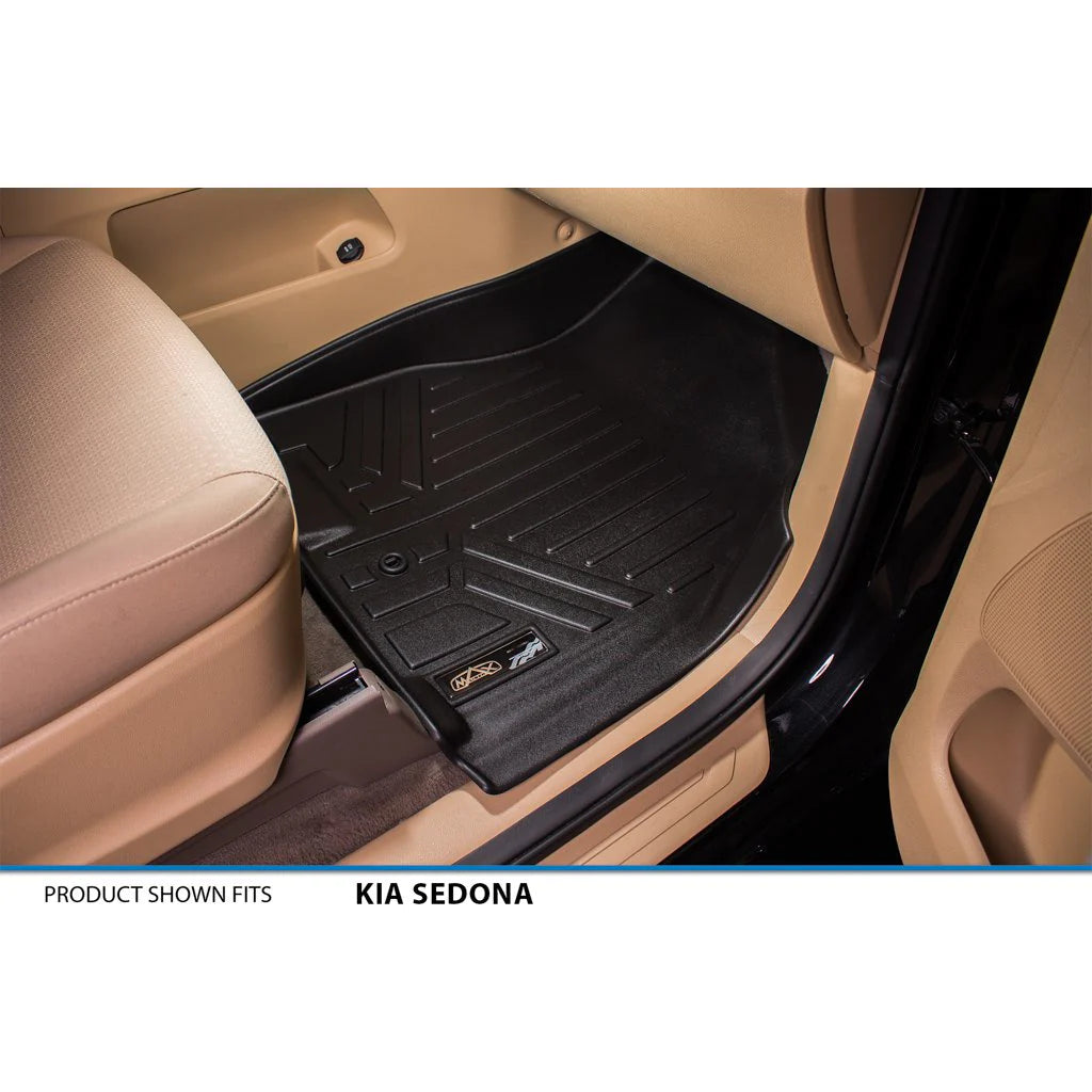 SMARTLINER Custom Fit Floor Liners For 2015-2021 Kia Sedona 8 Passenger Model Only