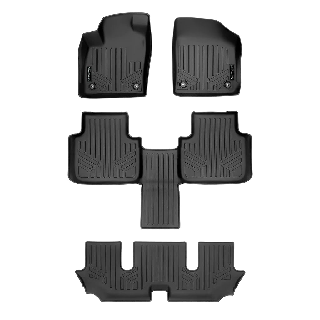 SMARTLINER Custom Fit Floor Liners For 2018-2023 Atlas (with 2nd Row Bucket Seats without Fender Audio)