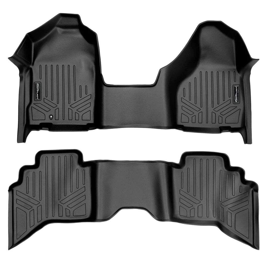 Maxliner Smartliner First &amp; Second Row Over the Hump Floor Liners A0317/B0182 For Dodge Ram Quad Cab 1500, 2500, 2500