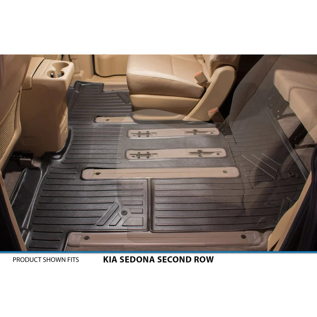 SMARTLINER Custom Fit Floor Liners For 2015-2021 Kia Sedona 8 Passenger Model Only