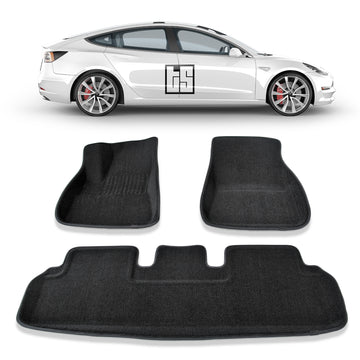 Model 3 Floor Mats – 3D Comfort & Performance